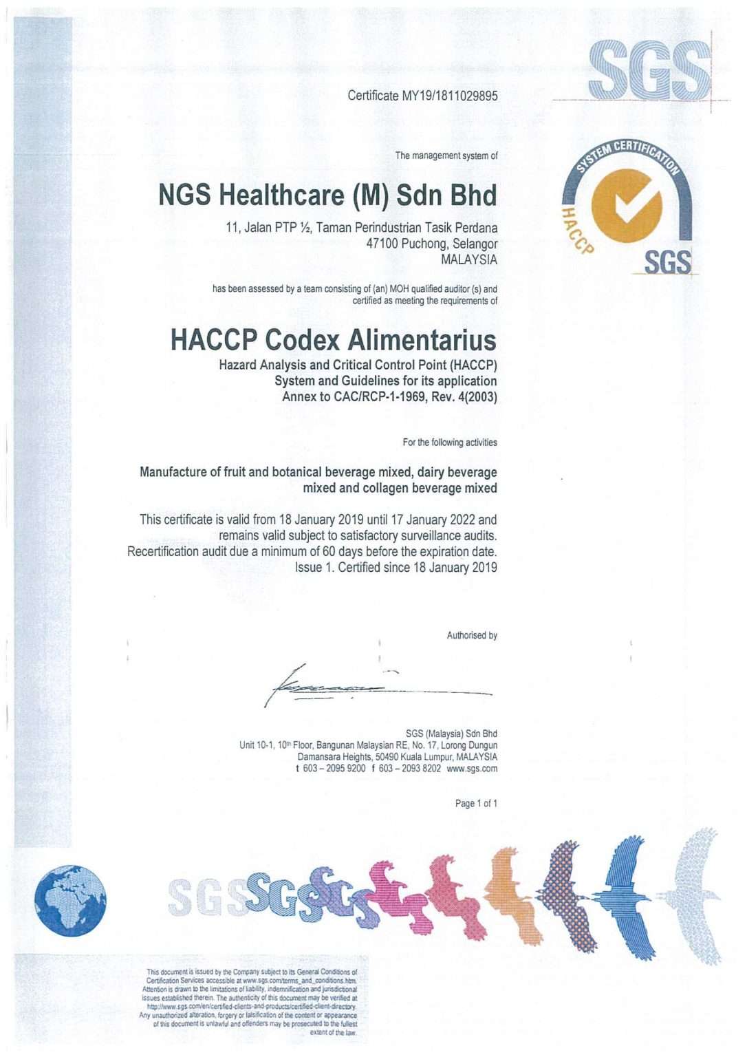 haccp certification